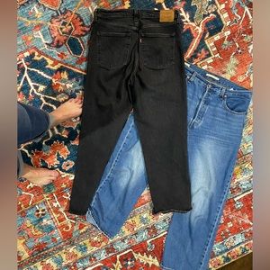 2 pair Bundle!!🌅of Levi’s ribcage straight jeans🌅 purchase from Free People